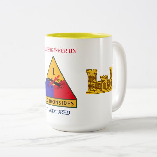 16E ENGINEER BATTALION 1STE GEARMOREERDE MOK (Voorkant rechts)