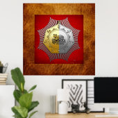 16e graad: Prins van Jeruzalem Poster (Thuiskantoor)