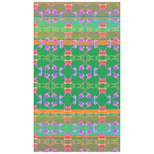 16e Jubileum kaarsen & Statice tafelkleed (Voorkant)