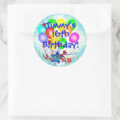 16e ou n'importe quel âge et nom amusant Stickers  (Sac)