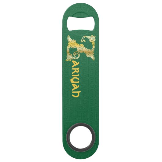 16e siècle Celtic Knot Capitale décorative Z (Devant)