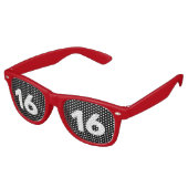 16E SWEET 16 ANNIVERSAIRE NOVALITÉ LUNETTES DE SOL (Angulaire)