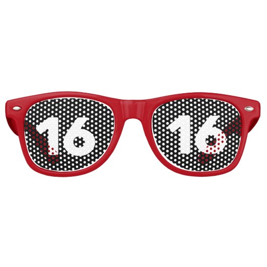 16E SWEET 16 ANNIVERSAIRE NOVALITÉ LUNETTES DE SOL (Devant)