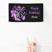 16e verjaardag. 16 zoete meisjes spandoek (Insitu)