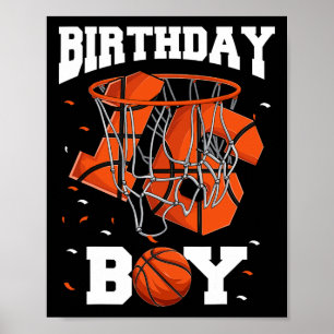 16e verjaardag Basketbal Kinder 1 Poster