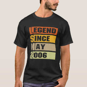 16e verjaardag cadeautjes 16 jaar oud legende sind t-shirt