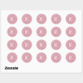 16e verjaardag Cool Pastel Classic Ronde Sticker (Vel)