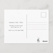 16e verjaardag Foto-uitnodiging Briefkaart (Achterkant)