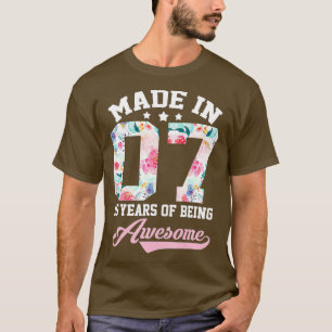 16e verjaardag gif voor meisjes die in 20 jaar gem t-shirt