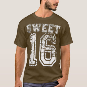 16e verjaardag Gift Sweet Siteen 16  variëteit T-shirt