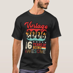 16e verjaardag jongens cool bday idee draaien 16 j t-shirt