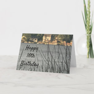 **16e VERJAARDAG***** LAKE LIVING BIRTHDAY KAART** Kaart