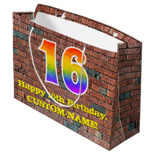 16e Verjaardag: Leuke, Graffiti-geïnspireerde Rege Groot Cadeauzakje