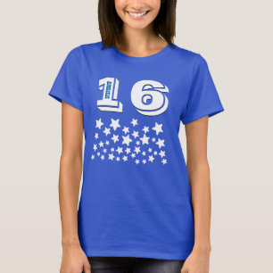 16e verjaardag of eender welk jaartal "Burst of Wh T-shirt