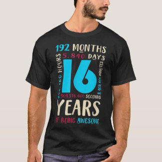 16e verjaardag Shirt Kinder Gift 16 jaar oude jong