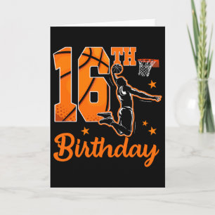 16e verjaardag skelet thema 16 jaar oude jongensfe kaart