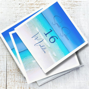 16e verjaardag Sweet Sixteen Beach Suite Servet