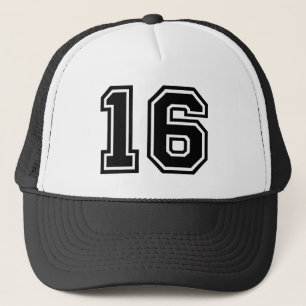 16e verjaardag trucker pet