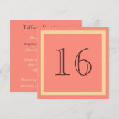 16e verjaardag van de uitnodiging van de partij va (Voorkant / Achterkant)