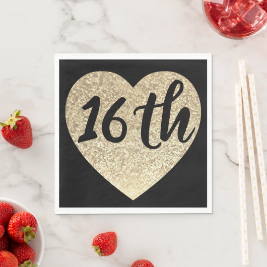 16e verjaardagsfeestje servetten (Insitu)