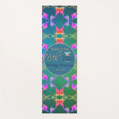 16e Wax & Statice Flower Jubileum Yogamat (Voorkant)