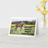 **16E** WIST VAN EEN ZEER "KOOLHORSE" KAART (Gele Bloem)