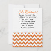 16ème Copie de Chevron d'anniversaire : Invitation (Dos)