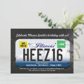 16ème invitation de permis de l'Illinois de (Debout devant)