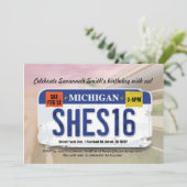 16ème invitation de permis du Michigan de (Debout devant)