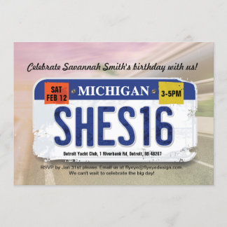 16ème invitation de permis du Michigan de