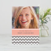 16èmes invitations de fête d'anniversaire de photo (Debout devant)