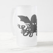 16oz Frosted Cthulhu Mok - One Ice Cold Ouder God (Voorkant links)