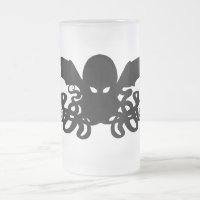 16oz Frosted Cthulhu Mok - One Ice Cold Ouder God