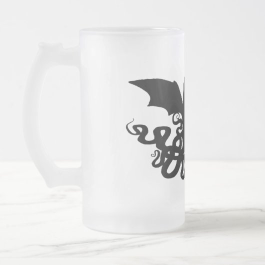16oz Frosted Cthulhu Mok - One Ice Cold Ouder God (Links)