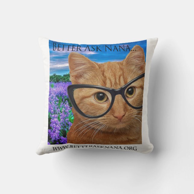 16x16 coussin mieux demander nana (Verso)