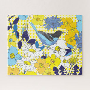 16x20 Bluebird Puzzle for Colorblind People Legpuzzel
