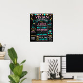 16x20-inch Birthday-bord op maat Poster (Thuiskantoor)
