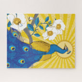16x20 Joli puzzle Peacock pour les personnes aveug (Horizontal)