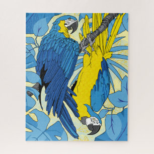 16x20 Parrot Puzzle for Colorblind People Legpuzzel