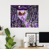 16x20 Poster Lantern Ski (Bureau à domicile)