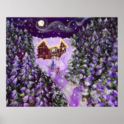 16x20 Poster Lantern Ski (Devant)