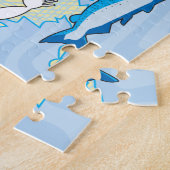 16x20 US Animals Puzzle pour les aveugles de coule (Côté)