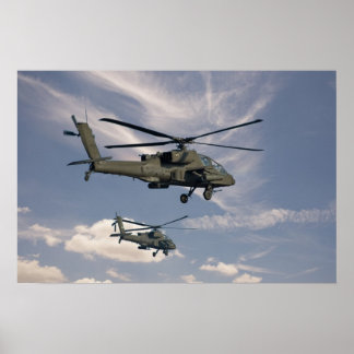 16x24 Afdrukken van militaire helikopters Poster