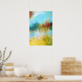 16x24 Triptych Deel 2 Abstracte schilderkunst afdr Poster (Keuken)