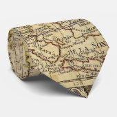 1700 AD old WORLD MAP collection de Cravates (Roulé)