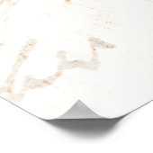 1700s  Engels Script Ivory Parchment Paper Poster (Hoek)