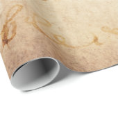 1700s  Frans Geëvenaard Manuscript Parchment Cadeaupapier (Rol Hoek)