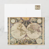 1702 Une nouvelle carte du monde (Devant / Derrière)