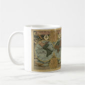 "1716 Homann Olde Worlde Map" Mug (Gauche)