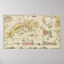 1719 St. Thomas Virgin Islands map van Keulen